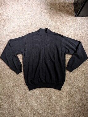 Covington Mock Neck Merino Wool Blend Sweater